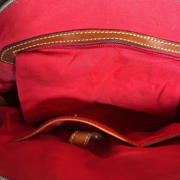 🔥SALE! DOONEY & BOURKE Black Canvas/Leather Braided Double Handle Satchel - Picture 10 of 14